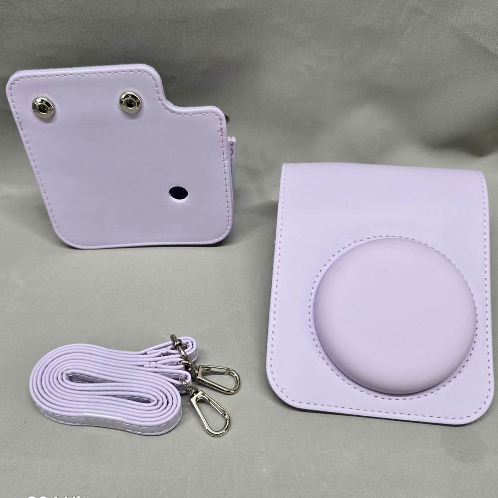 Lavender Camera Case For Fujifilm Instax Mini 11 Protective Bag Strap New